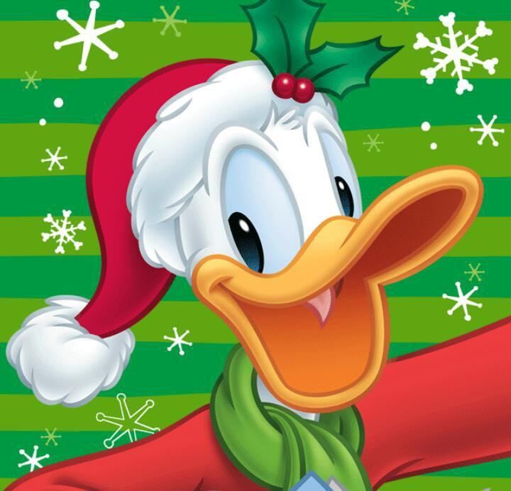 Detail Donald Duck Christmas Clipart Nomer 47