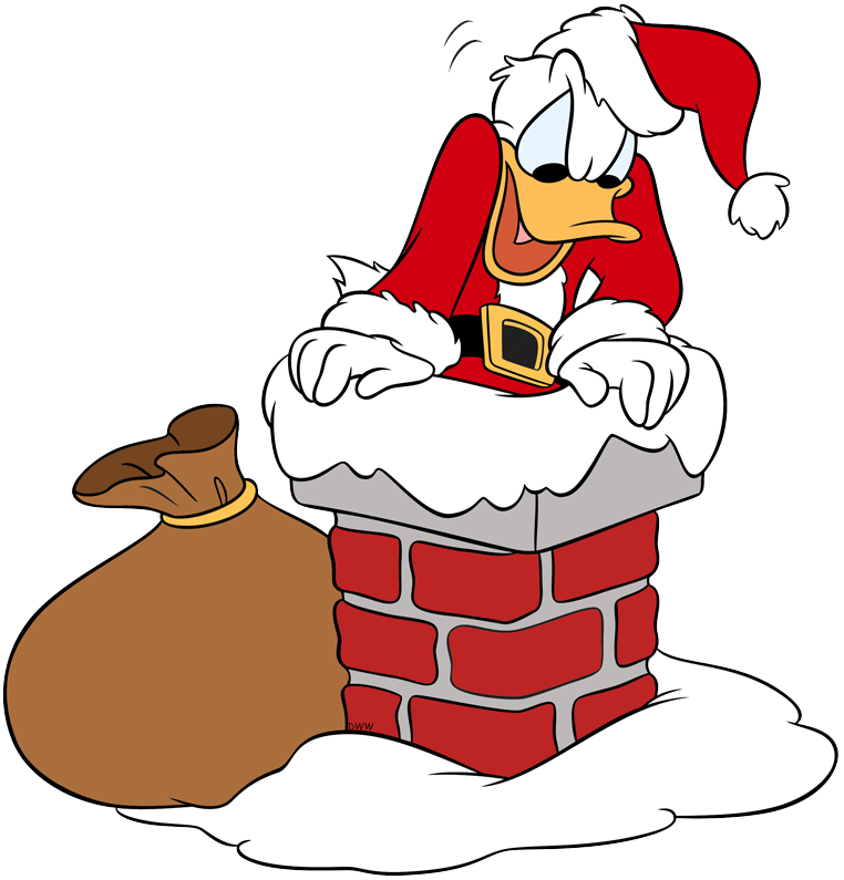 Detail Donald Duck Christmas Clipart Nomer 6