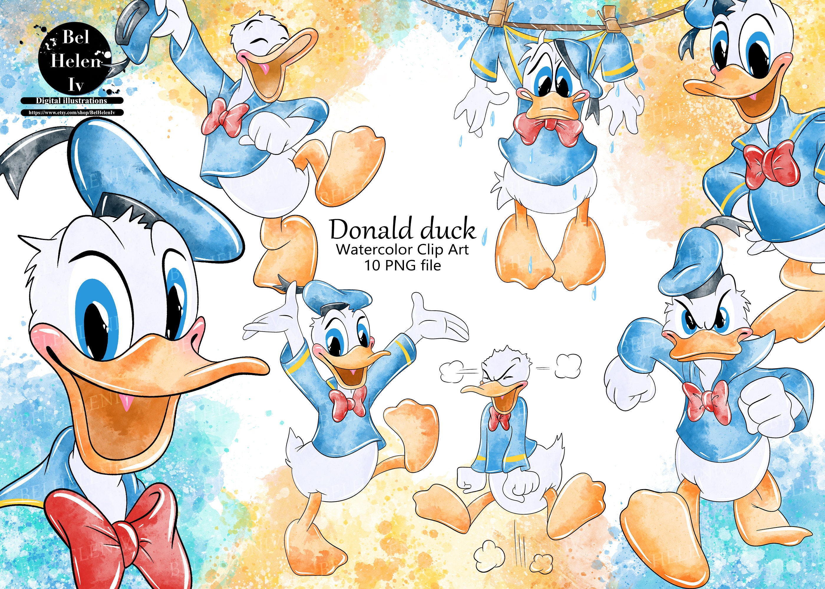 Detail Donald Duck Clipart Nomer 42