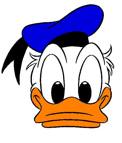 Detail Donald Duck Face Nomer 40