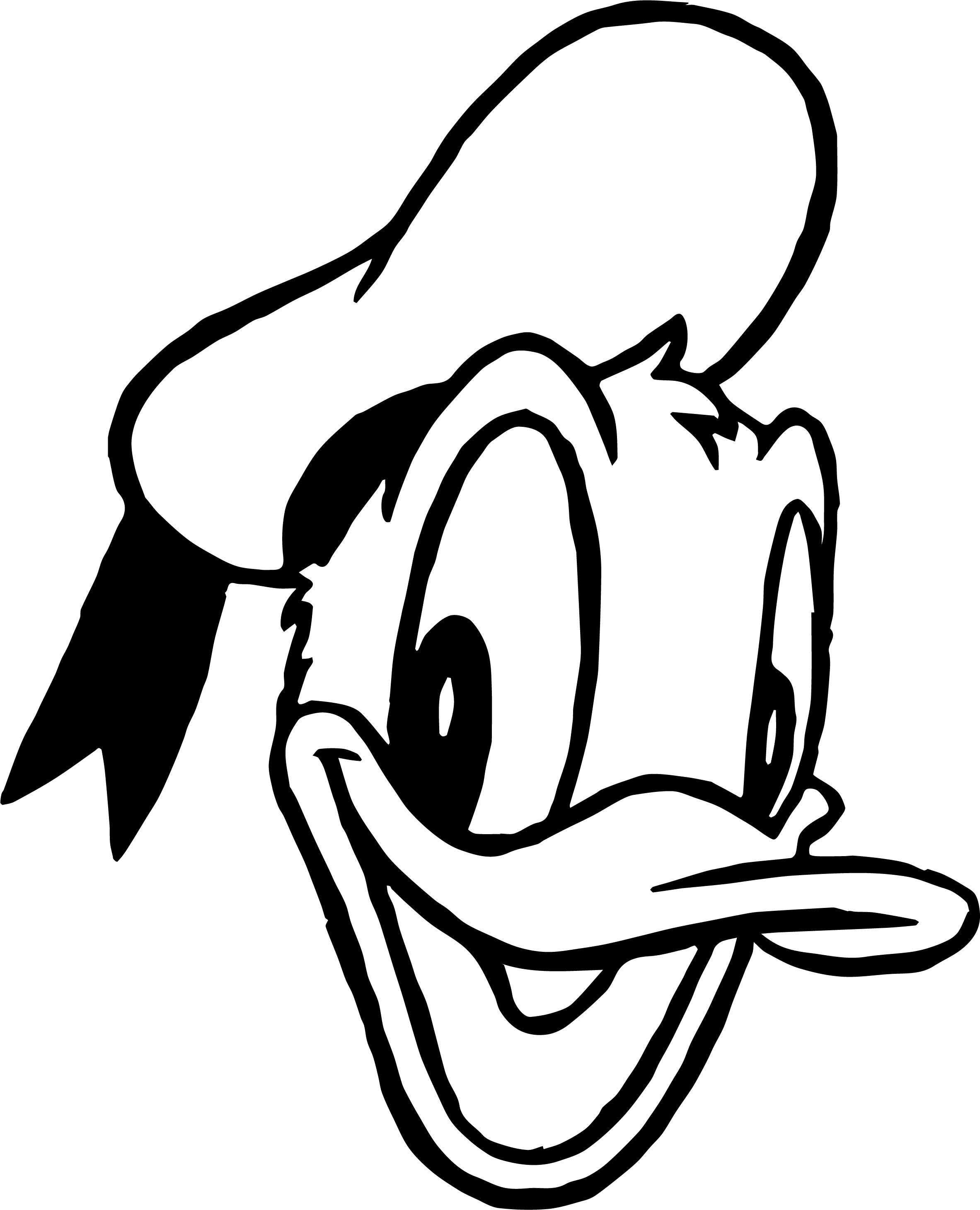 Detail Donald Duck Face Nomer 42