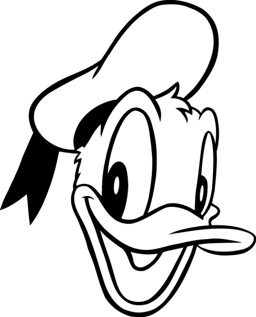 Detail Donald Duck Face Nomer 45