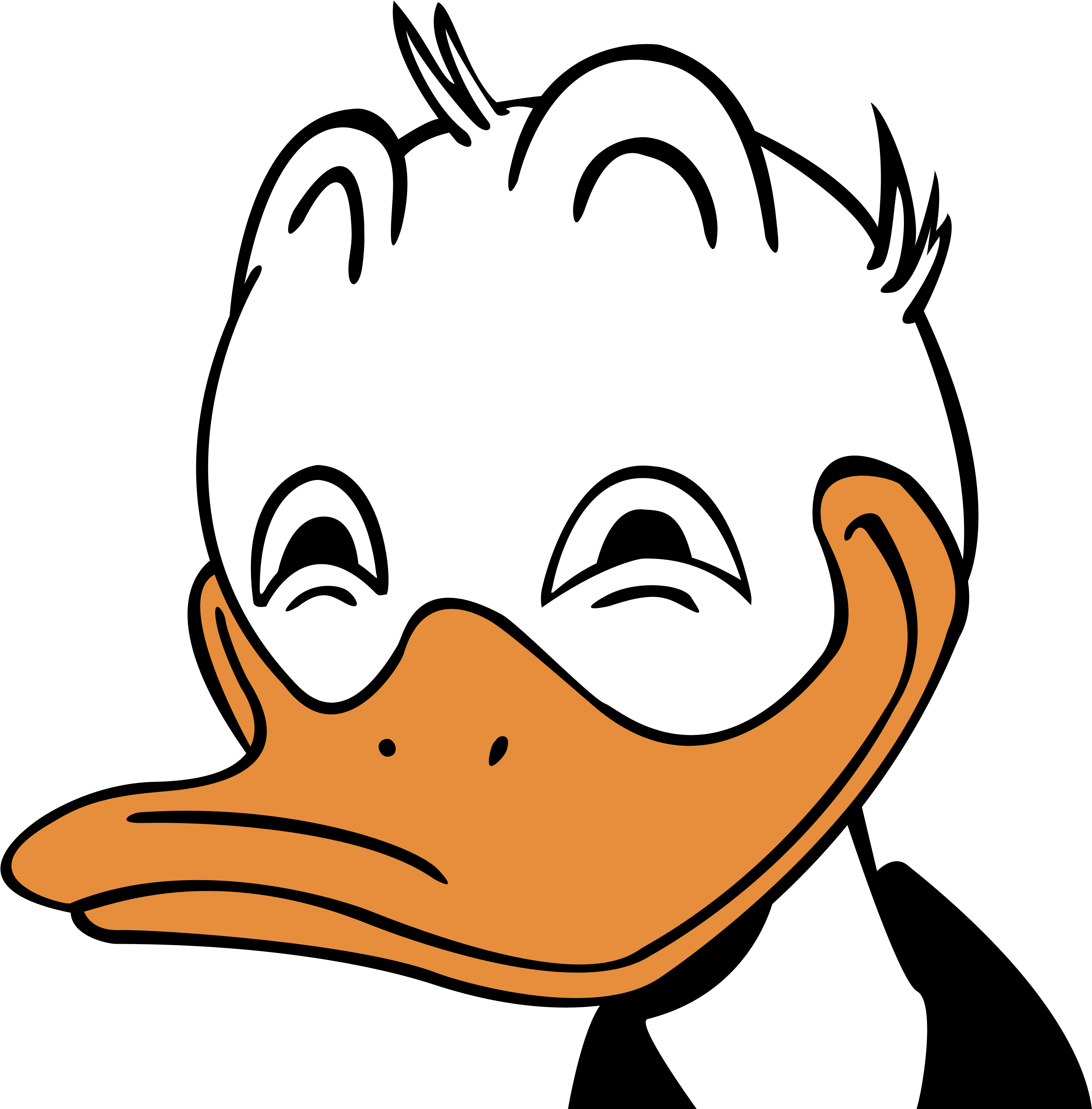 Detail Donald Duck Face Nomer 50
