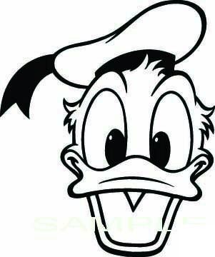 Detail Donald Duck Face Clipart Nomer 18