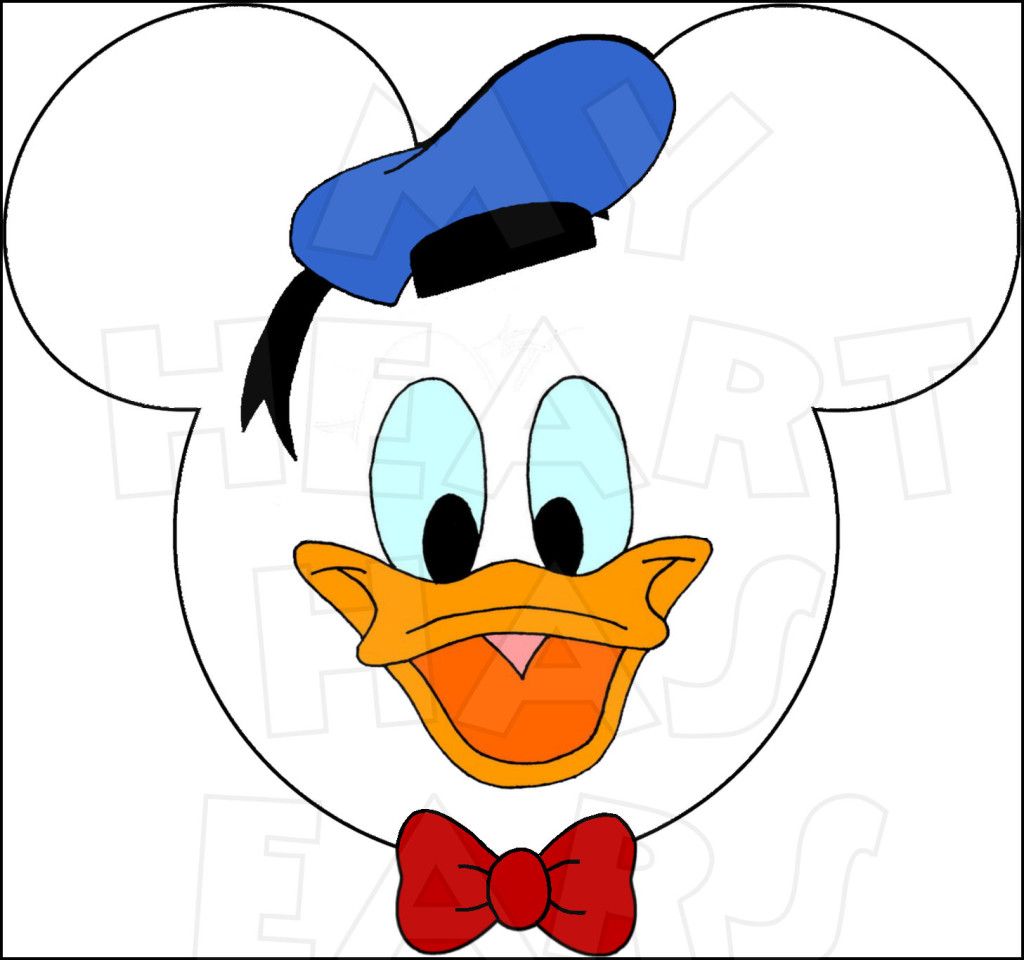 Detail Donald Duck Face Clipart Nomer 37