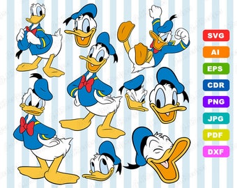 Detail Donald Duck Face Clipart Nomer 41