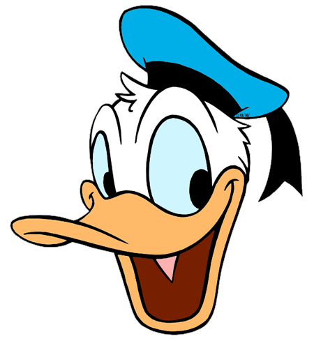 Detail Donald Duck Face Clipart Nomer 7