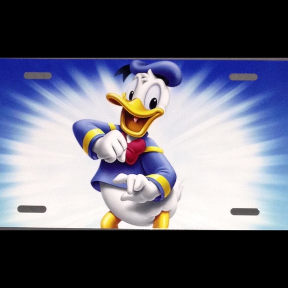 Detail Donald Duck License Plate Nomer 11