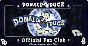 Detail Donald Duck License Plate Nomer 33