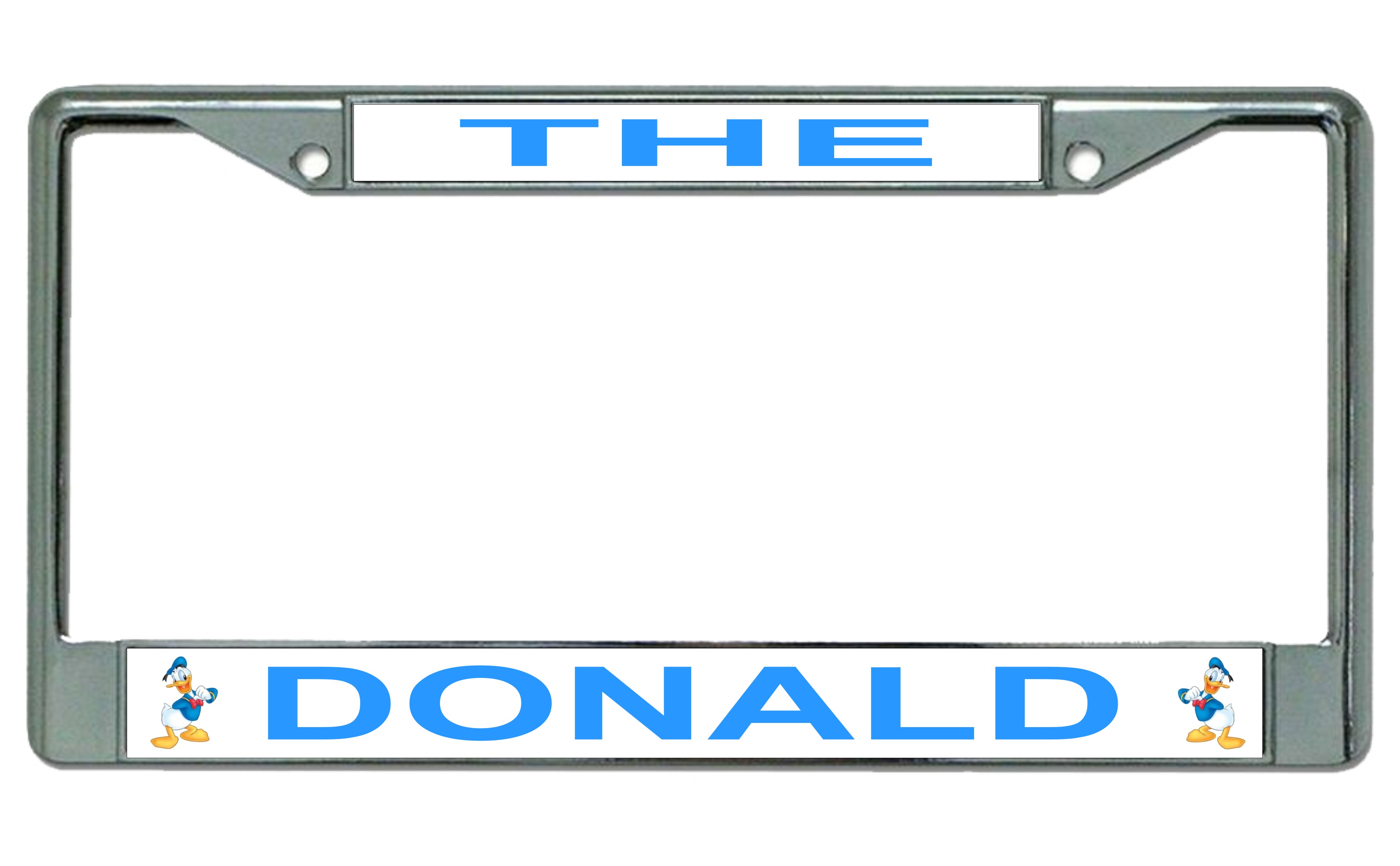 Detail Donald Duck License Plate Nomer 7