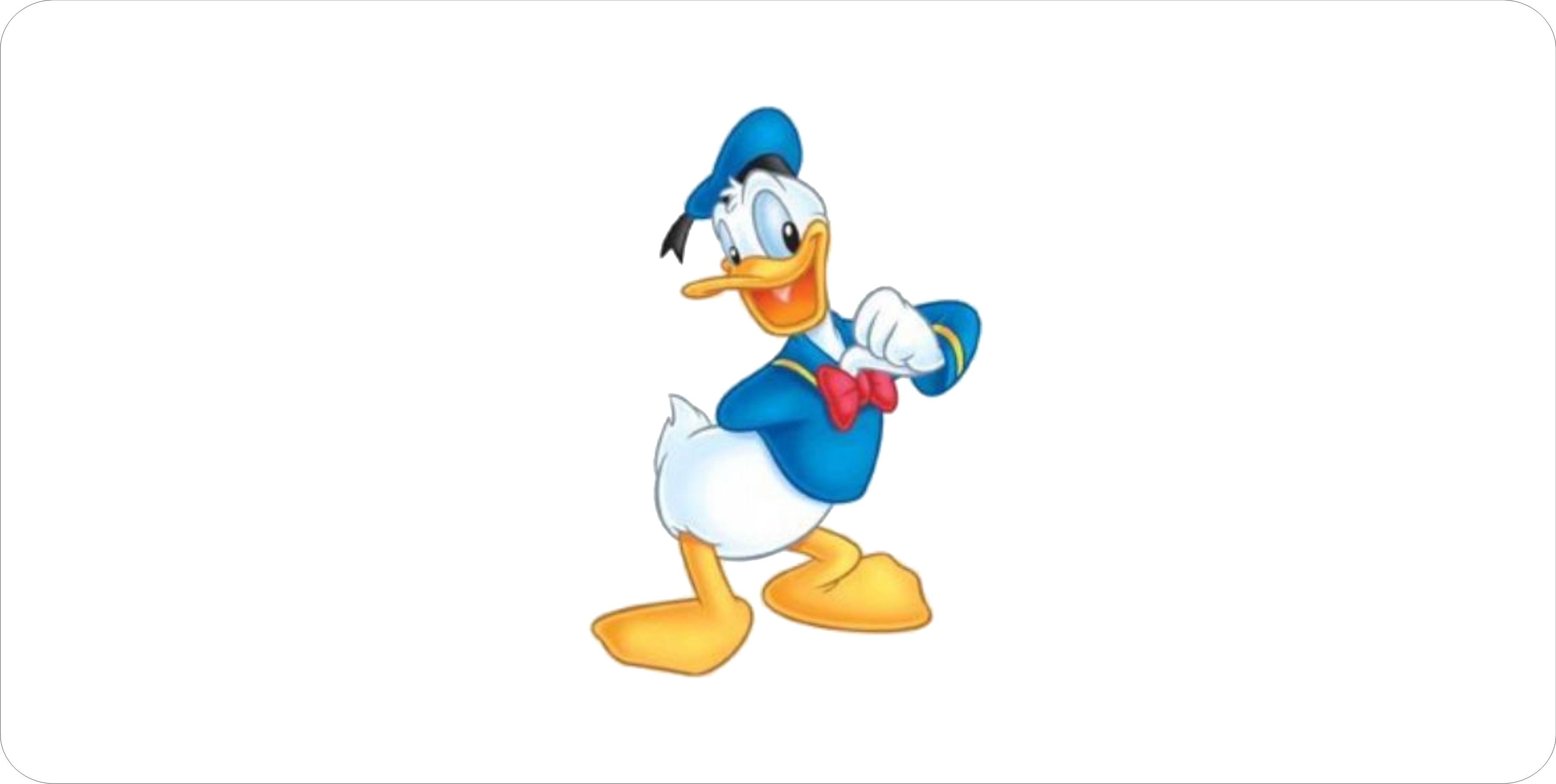Detail Donald Duck License Plate Nomer 9
