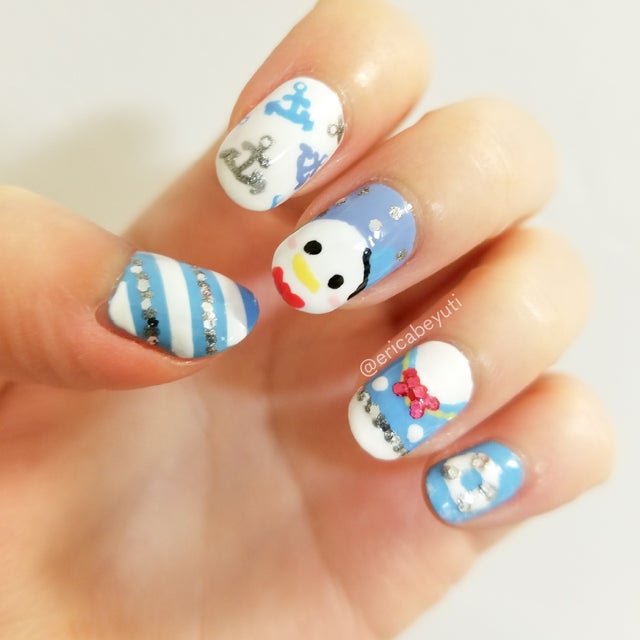 Detail Donald Duck Nails Design Nomer 14