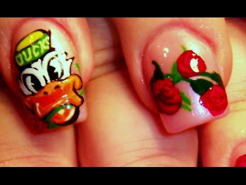 Detail Donald Duck Nails Design Nomer 33