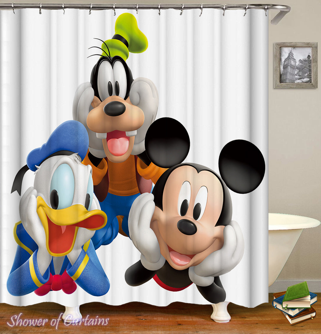Detail Donald Duck Shower Curtain Nomer 27