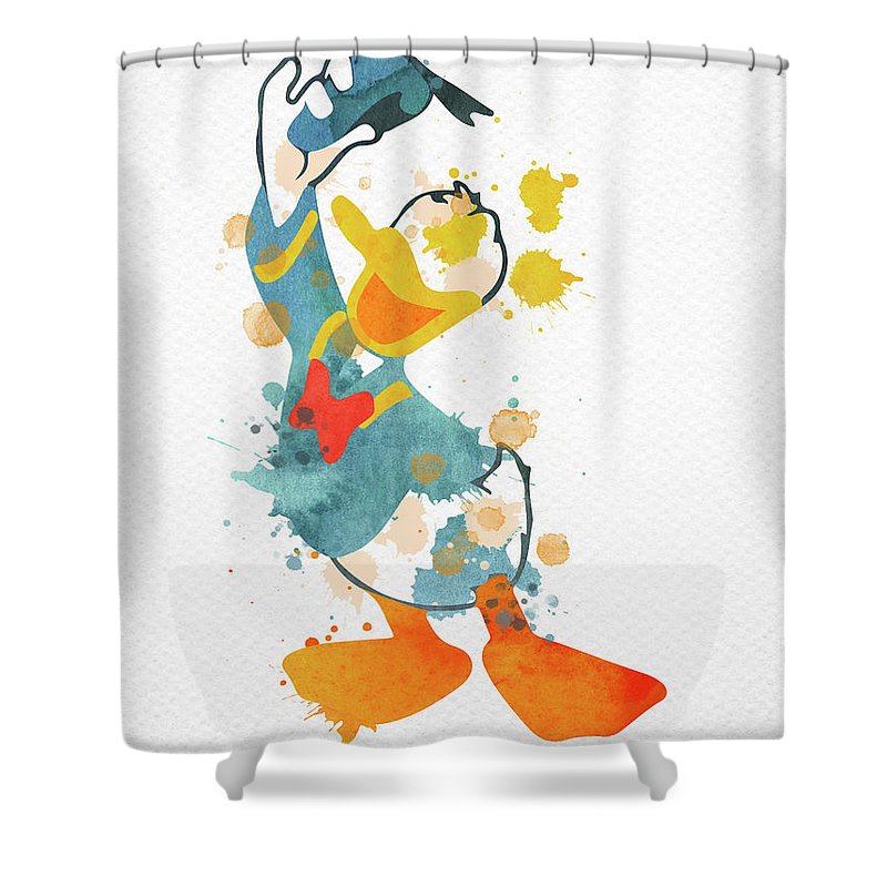 Detail Donald Duck Shower Curtain Nomer 4