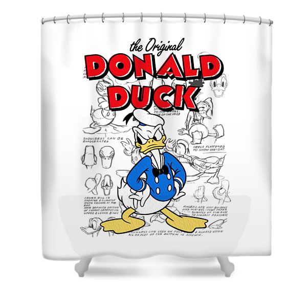 Detail Donald Duck Shower Curtain Nomer 8
