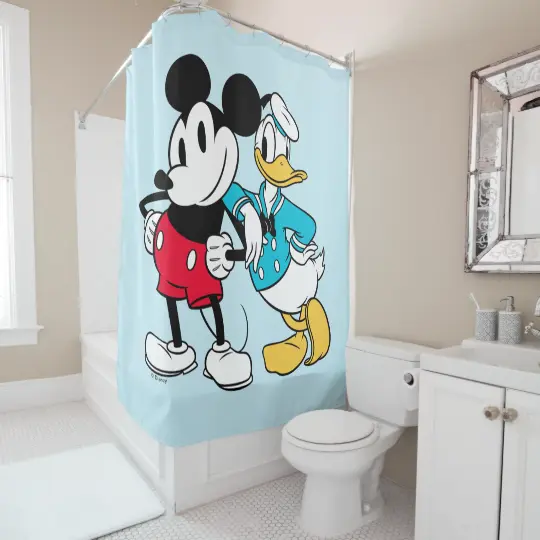 Detail Donald Duck Shower Curtain Nomer 10