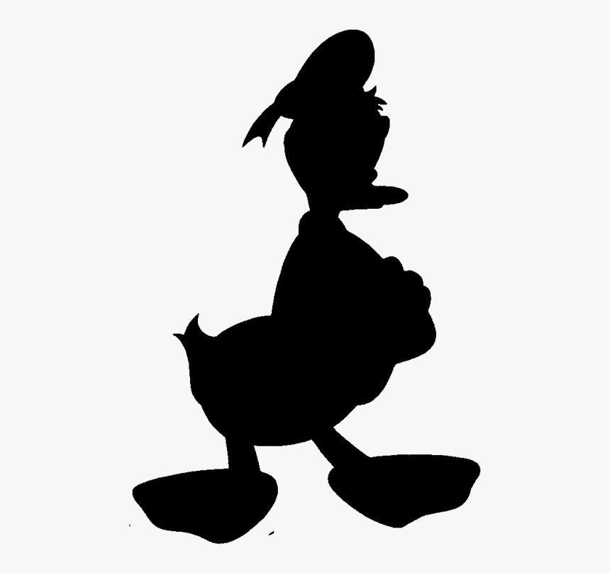 Donald Duck Silhouette Clip Art - KibrisPDR