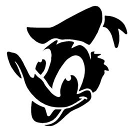 Detail Donald Duck Silhouette Clip Art Nomer 7