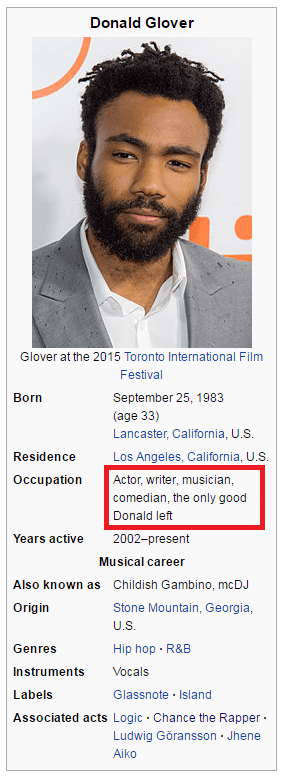 Detail Donald Glover Meme Nomer 28