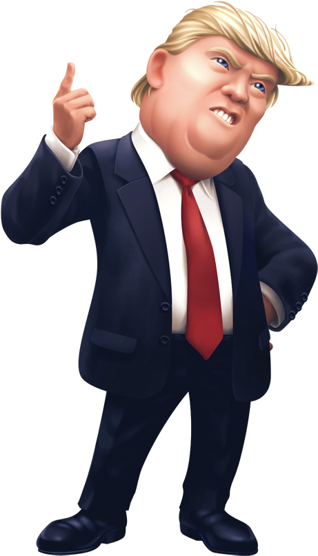 Detail Donald Trump Cartoon Png Nomer 2