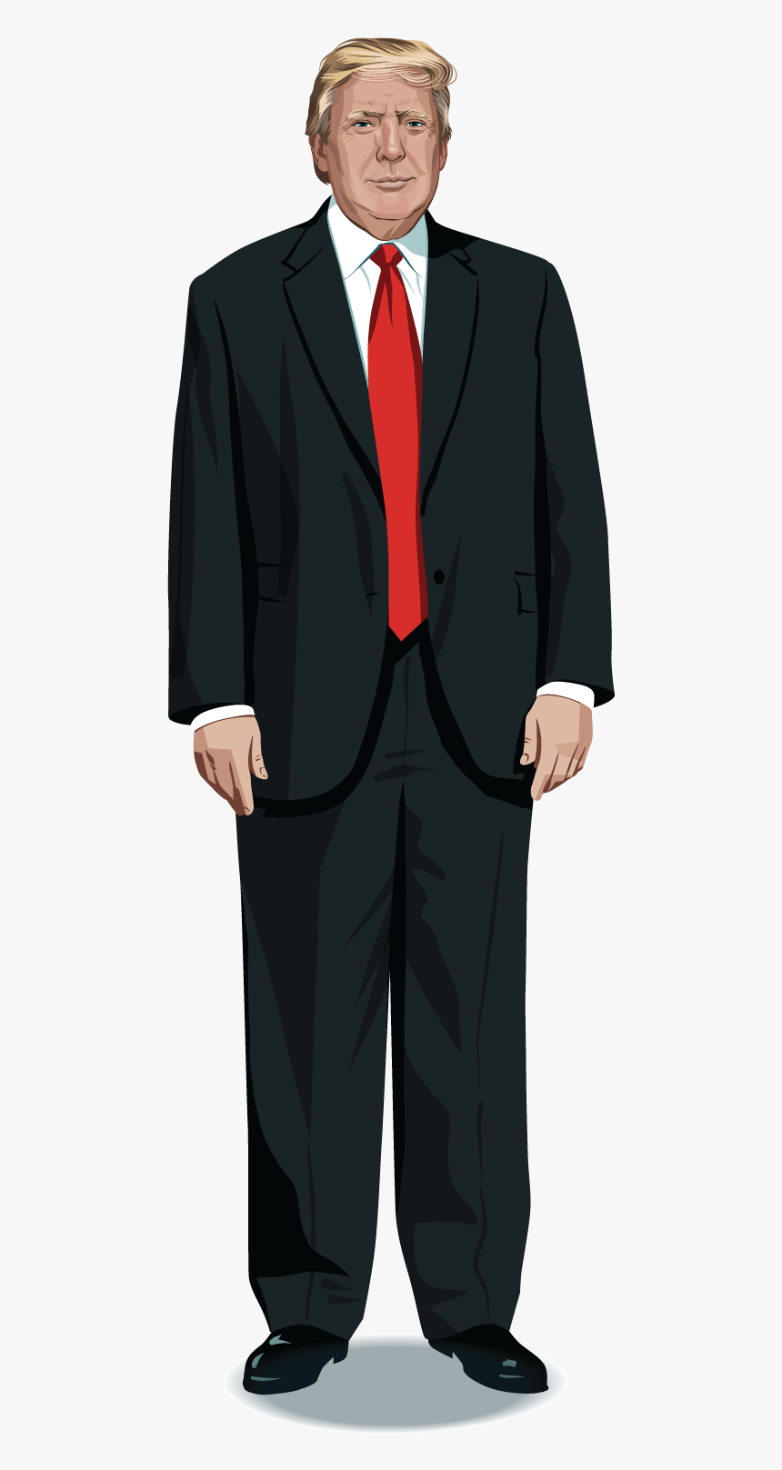 Detail Donald Trump Full Body Transparent Nomer 3