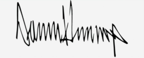 Detail Donald Trump Signature Png Nomer 54