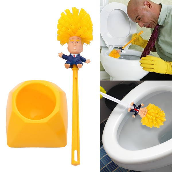 Detail Donald Trump Toilet Bowl Brush Nomer 15