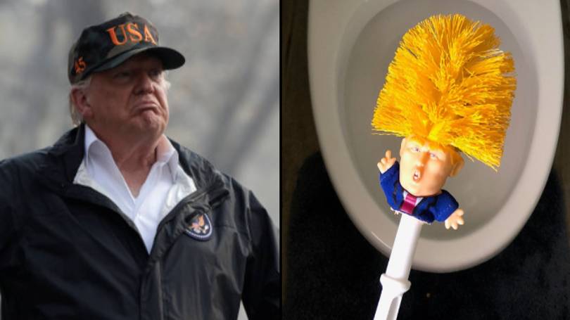Detail Donald Trump Toilet Bowl Brush Nomer 31