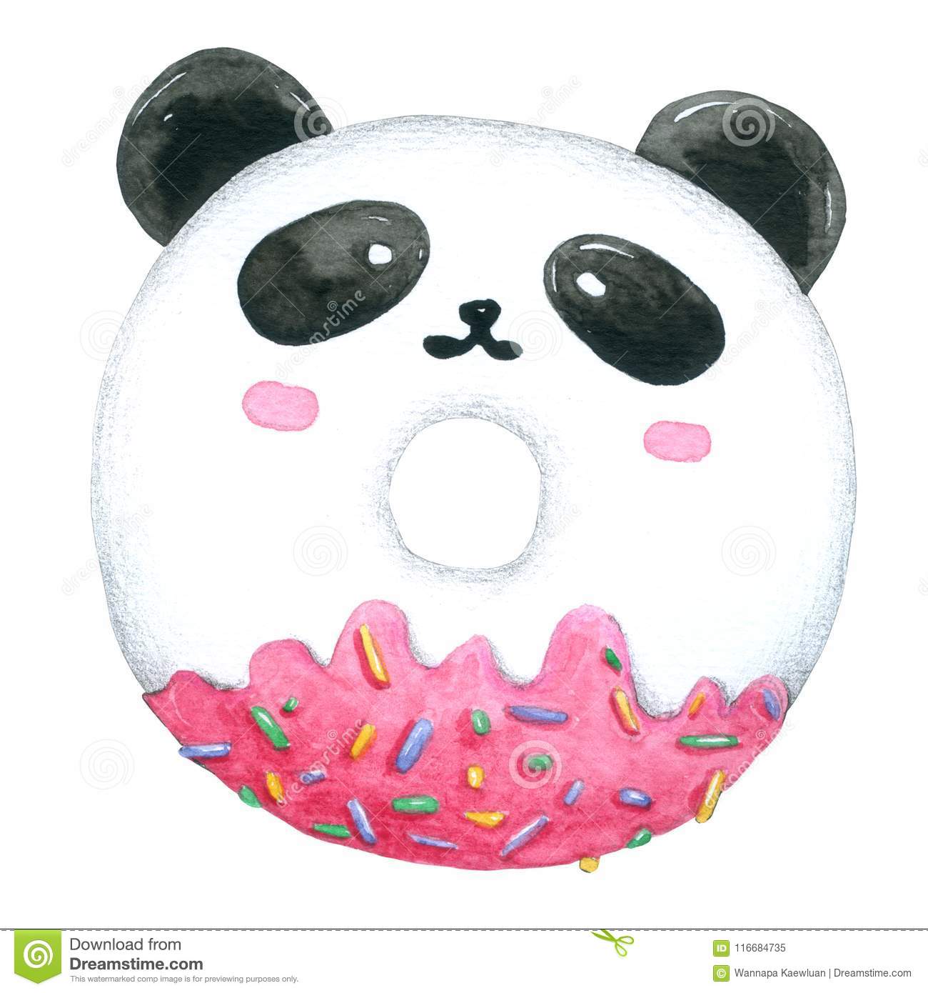 Detail Donat Panda Nomer 11