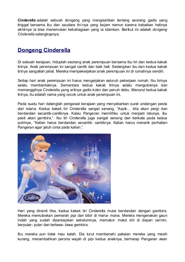 Detail Dongeng Cinderella Putri Yang Cantik Nomer 3