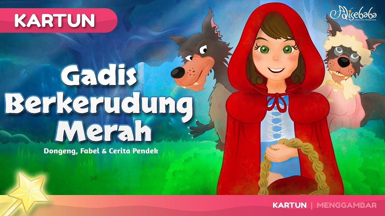 Detail Dongeng Si Kerudung Merah Bergambar Nomer 7