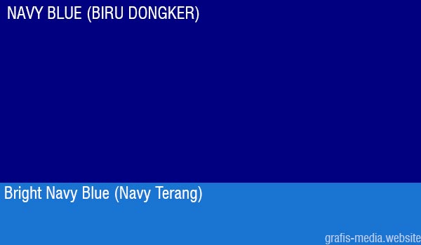 Detail Dongker Navy Nomer 2