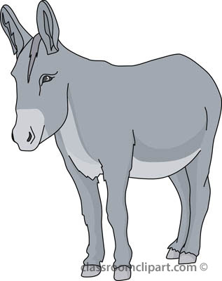 Detail Donkey Clipart Nomer 47