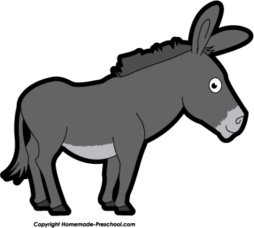 Detail Donkey Clipart Free Nomer 17