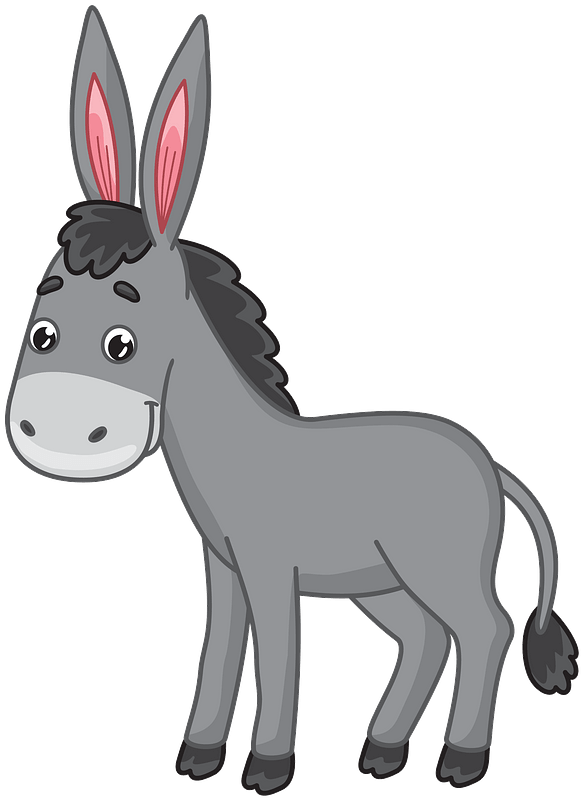 Detail Donkey Clipart Free Nomer 18