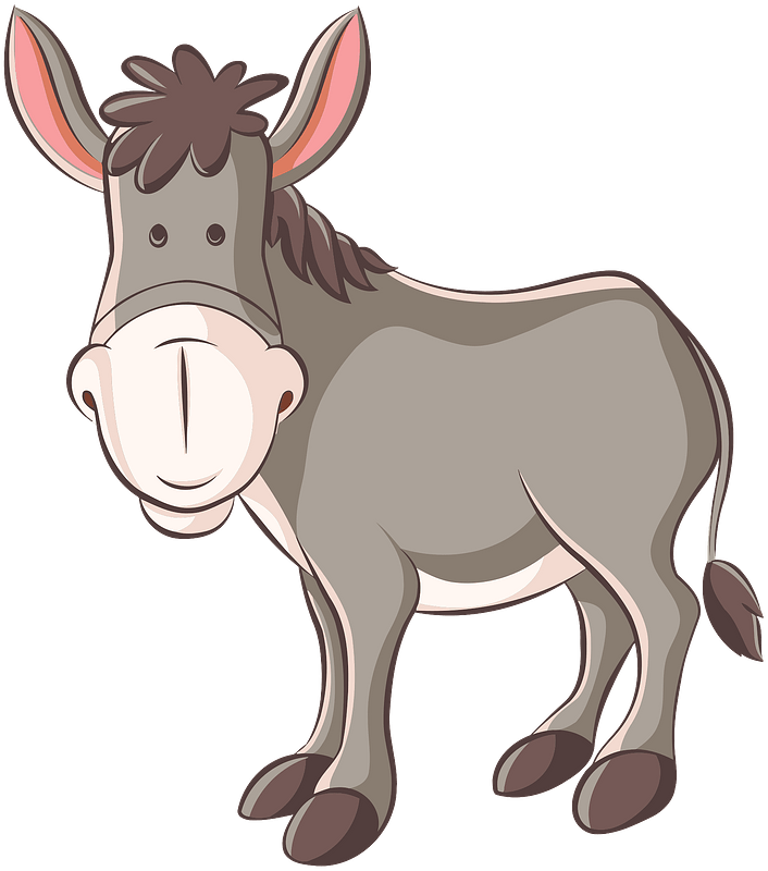 Detail Donkey Clipart Free Nomer 22