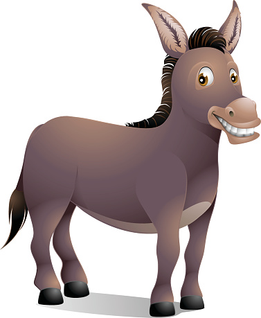 Detail Donkey Clipart Free Nomer 37