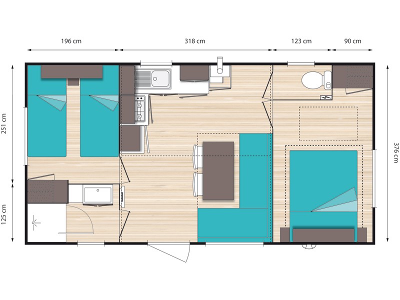 Detail Mobilheim Grundriss Nomer 11