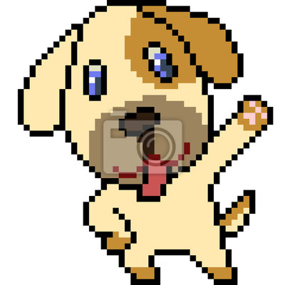 Detail Pixel Art Hund Nomer 14