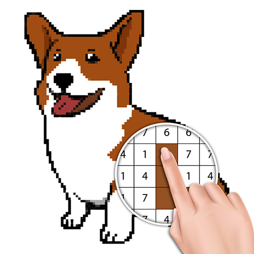 Detail Pixel Art Hund Nomer 16