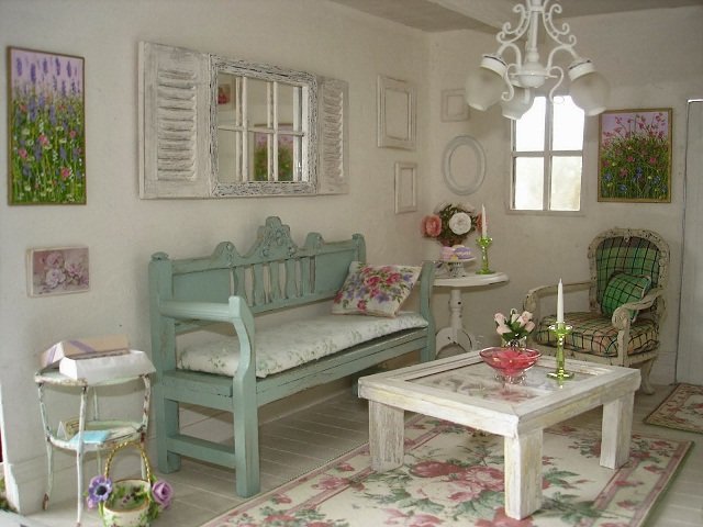 Detail Ruang Tamu Shabby Chic Nomer 11