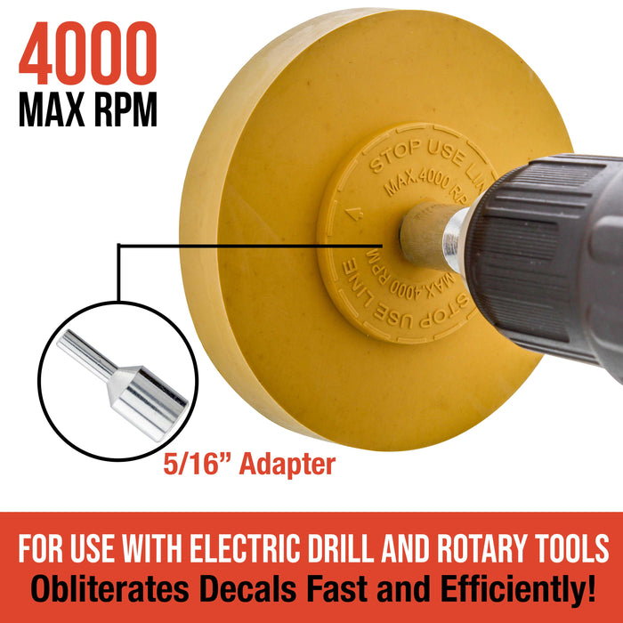 Detail Rubber Eraser Wheel For Drill Nomer 12