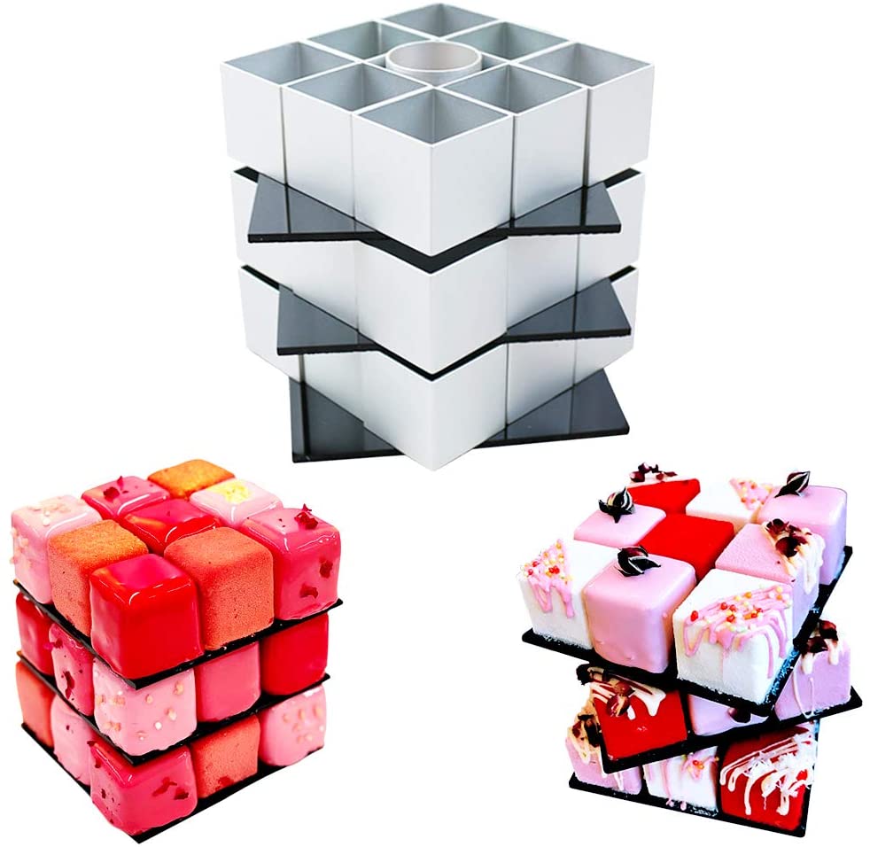 Rubiks Cube Cake Stand - KibrisPDR