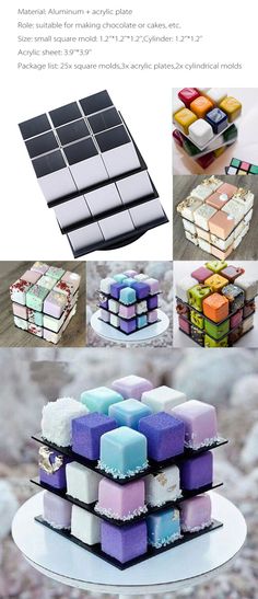 Detail Rubiks Cube Cake Stand Nomer 32