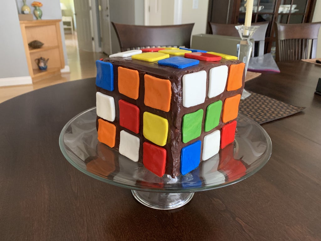 Detail Rubiks Cube Cake Stand Nomer 44