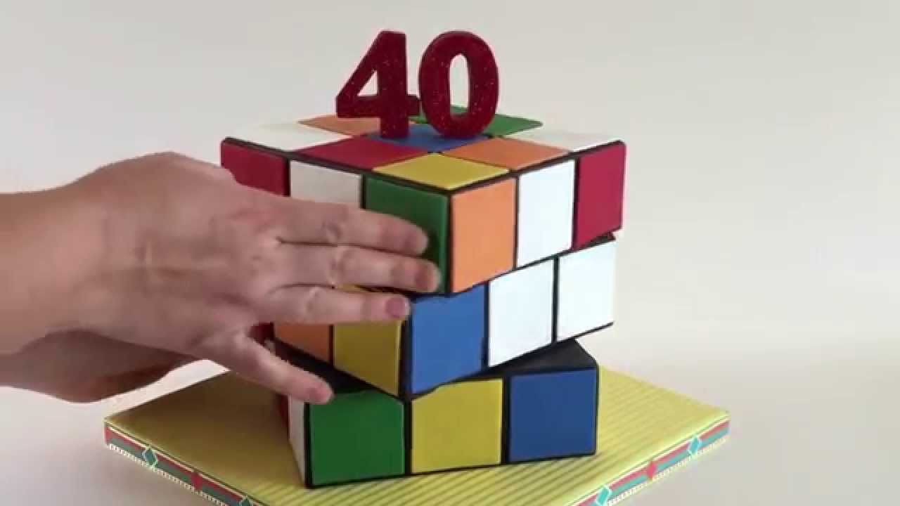 Detail Rubiks Cube Cake Stand Nomer 9