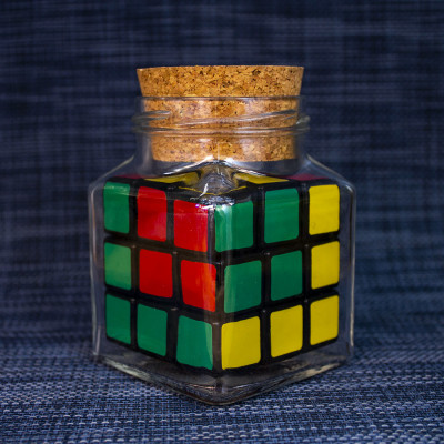 Detail Rubix Cube Cookie Jar Nomer 37