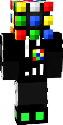 Detail Rubix Cube Minecraft Skin Nomer 24