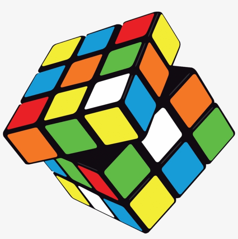 Detail Rubix Cube Transparent Nomer 37